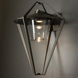 Hubbardton Forge 2022 Coastal Oil Rubbed Bronze Clear Glass (ZM) Stellar Large Outdoor Sconce