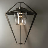 Hubbardton Forge 2022 Coastal Oil Rubbed Bronze Clear Glass (ZM) Stellar Large Outdoor Sconce