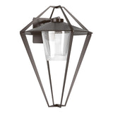 Hubbardton Forge 2022 Coastal Bronze Clear Glass (ZM) Stellar Large Outdoor Sconce