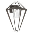 Hubbardton Forge 2022 Coastal Dark Smoke Clear Glass (ZM) Stellar Large Outdoor Sconce