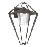 Hubbardton Forge 2022 Coastal Dark Smoke Clear Glass (ZM) Stellar Large Outdoor Sconce