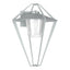Hubbardton Forge 2022 Coastal Burnished Steel Clear Glass (ZM) Stellar Large Outdoor Sconce