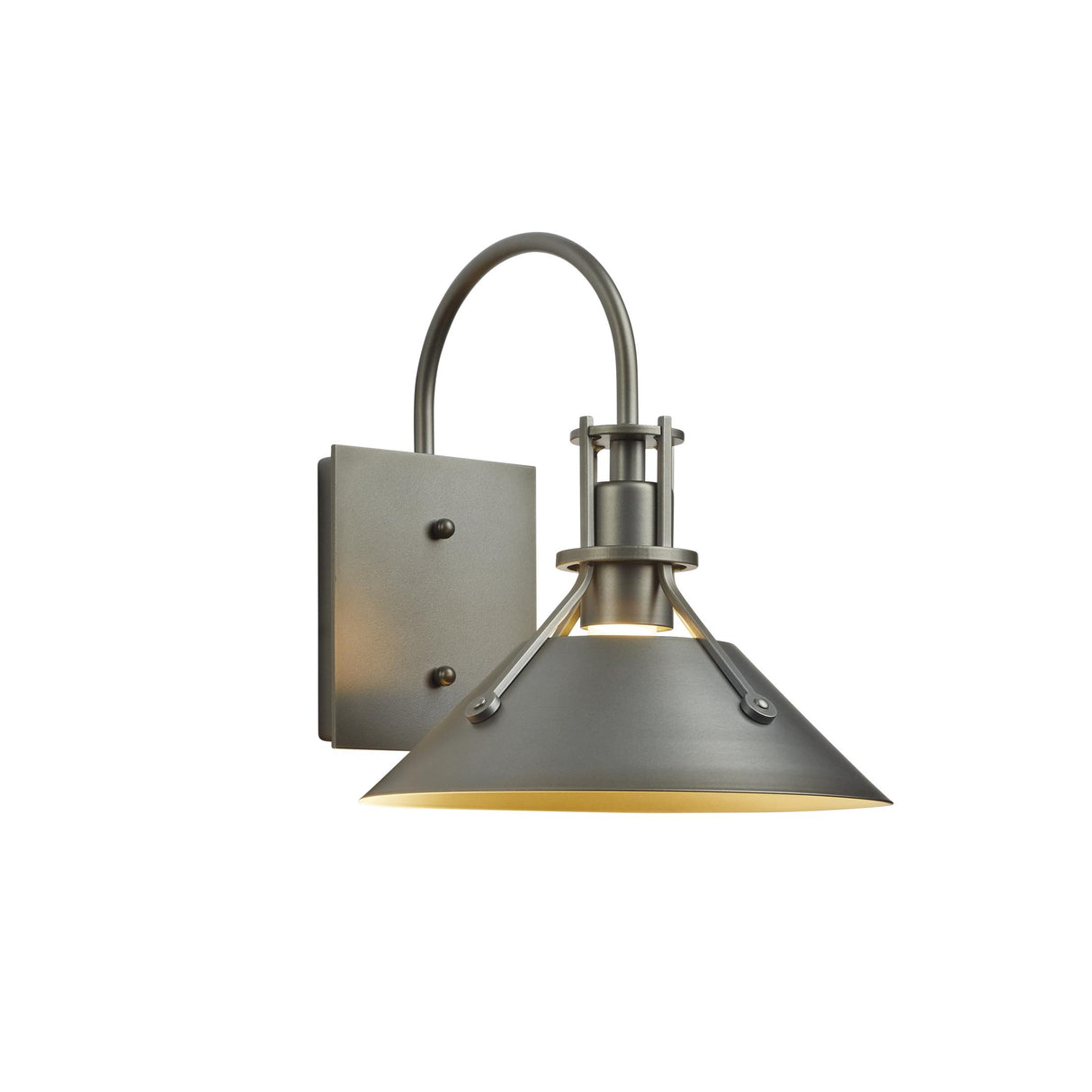 Hubbardton Forge 2017 Coastal Dark Smoke Henry Small Outdoor Sconce