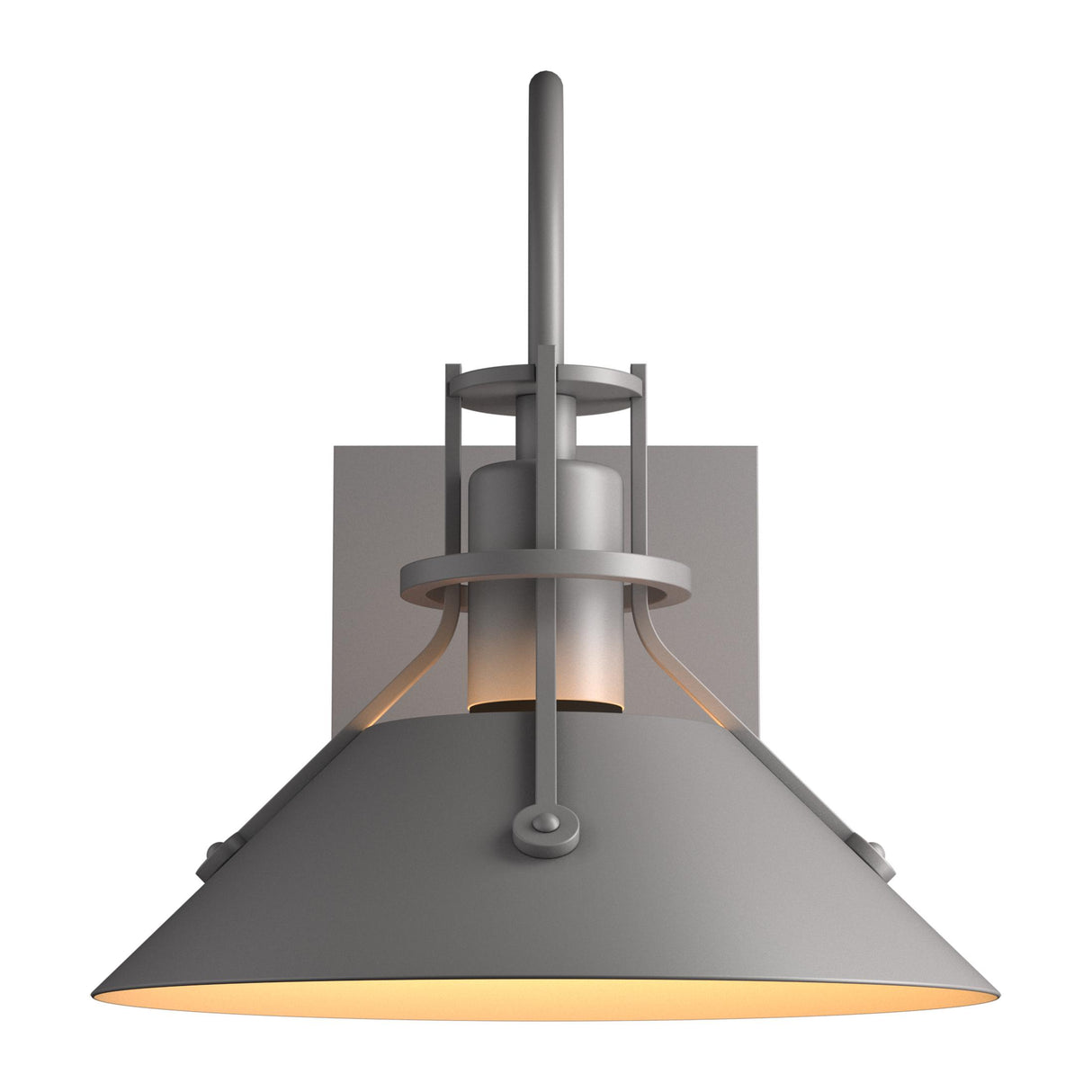 Hubbardton Forge 2017 Coastal Burnished Steel Henry Small Outdoor Sconce