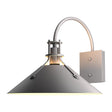 Hubbardton Forge 2017 Coastal Burnished Steel Henry Large Outdoor Sconce