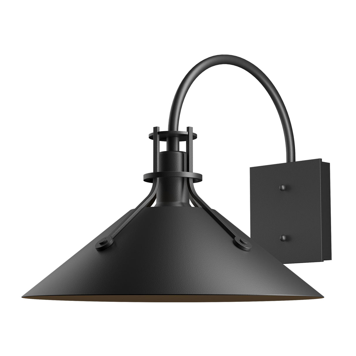 Hubbardton Forge 2019 Coastal Black Henry Large Dark Sky Friendly Outdoor Sconce