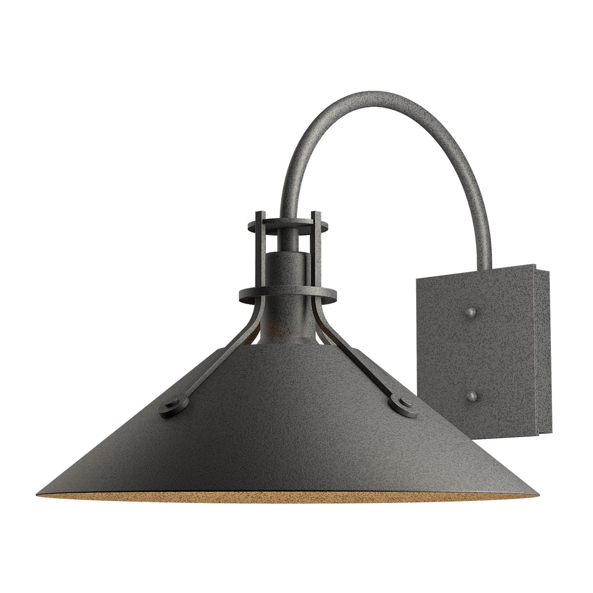 Hubbardton Forge 2019 Coastal Natural Iron Henry Large Dark Sky Friendly Outdoor Sconce