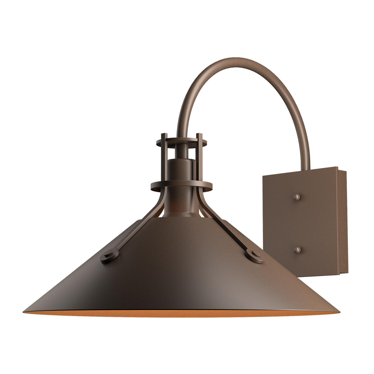 Hubbardton Forge 2019 Coastal Bronze Henry Large Dark Sky Friendly Outdoor Sconce
