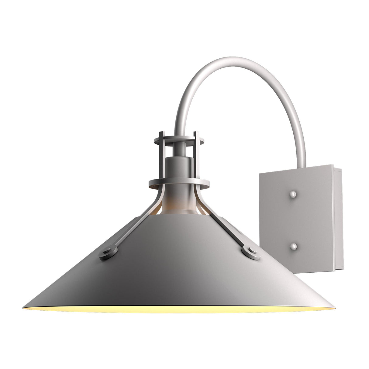 Hubbardton Forge 2019 Coastal Burnished Steel Henry Large Dark Sky Friendly Outdoor Sconce