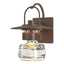 Hubbardton Forge 2014 Coastal Bronze Clear Glass (ZM) Mason Outdoor Sconce