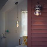 Hubbardton Forge 2014 Coastal Bronze Clear Glass (ZM) Mason Outdoor Sconce