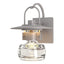 Hubbardton Forge 2014 Coastal Burnished Steel Clear Glass (ZM) Mason Outdoor Sconce