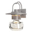 Hubbardton Forge 2014 Coastal Burnished Steel Clear Glass (ZM) Mason Large Outdoor Sconce