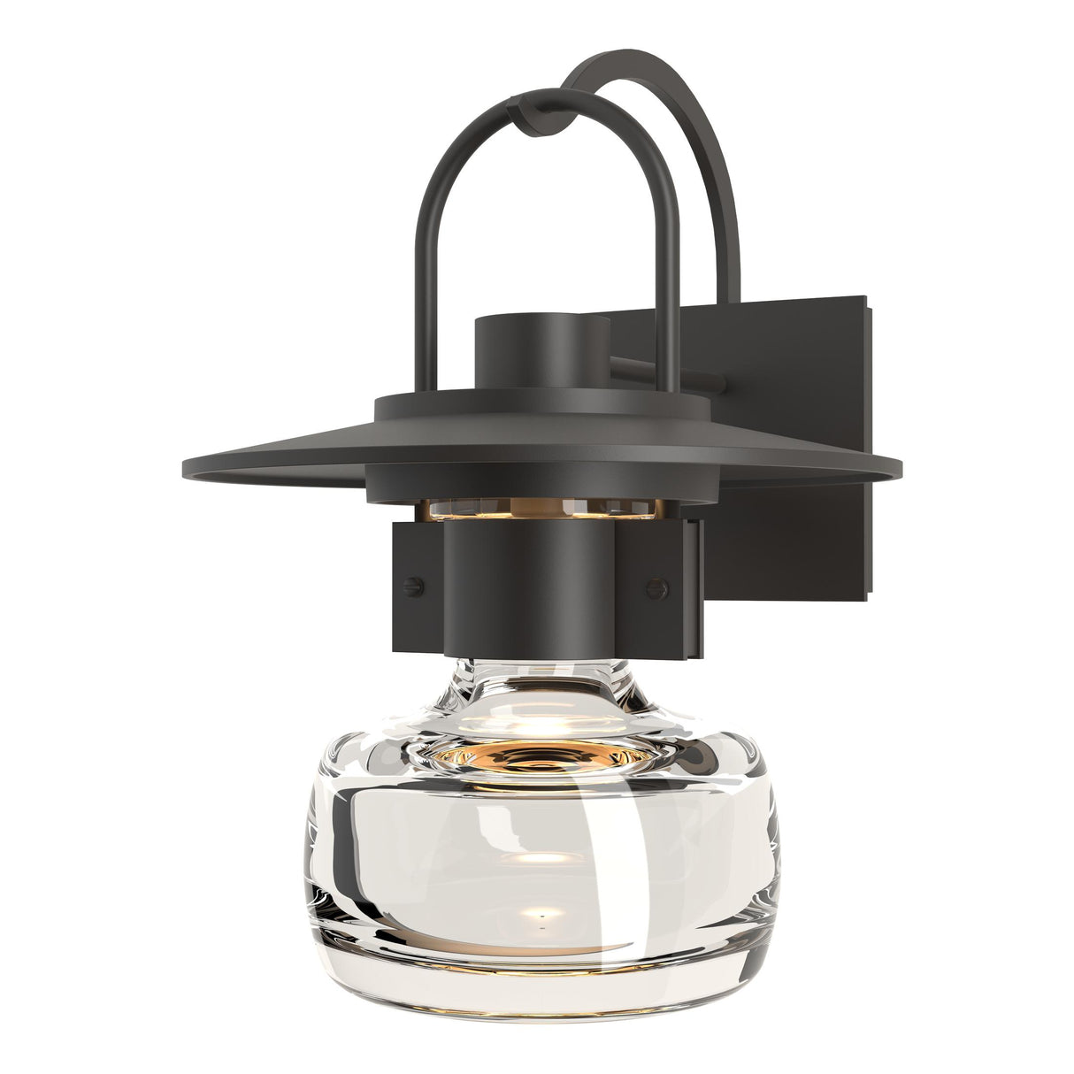 Hubbardton Forge 2014 Coastal Oil Rubbed Bronze Clear Glass (ZM) Mason Large Outdoor Sconce