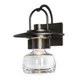 Hubbardton Forge 2014 Coastal Oil Rubbed Bronze Clear Glass (ZM) Mason Large Outdoor Sconce
