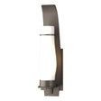 Hubbardton Forge 2008 Coastal Dark Smoke Opal Glass (GG) Sea Coast Outdoor Sconce