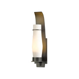 Hubbardton Forge 2008 Coastal Dark Smoke Opal Glass (GG) Sea Coast Outdoor Sconce