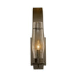 Hubbardton Forge 2008 Coastal Bronze Seeded Clear Glass (II) Sea Coast Large Outdoor Sconce