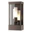 Hubbardton Forge 2015 Coastal Bronze Opal Glass (GG) Portico Outdoor Sconce
