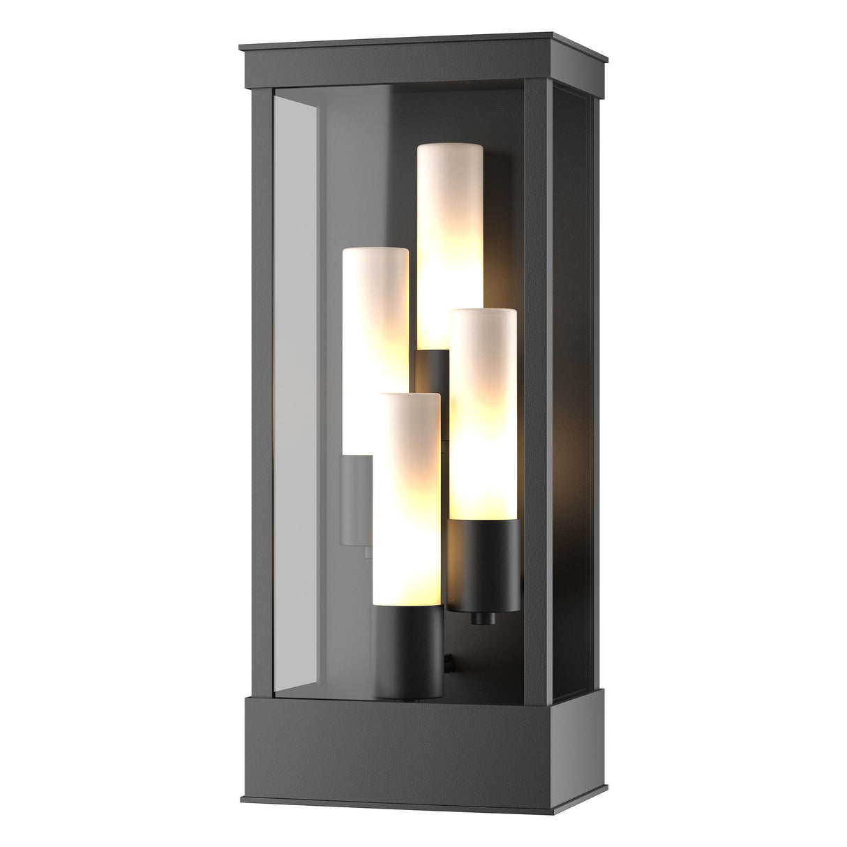 Hubbardton Forge 2015 Coastal Black Opal Glass (GG) Portico Large Outdoor Sconce