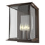 Hubbardton Forge 2021 Coastal Bronze Translucent Vintage Platinum Clear Glass (ZM) Kingston Outdoor Large Sconce