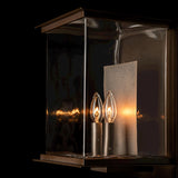 Hubbardton Forge 2021 Coastal Bronze Translucent Soft Gold Clear Glass (ZM) Kingston Outdoor Large Sconce