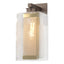 Hubbardton Forge 2021 Coastal Bronze Coastal Gold Clear Glass (ZM) Polaris Outdoor Large Sconce
