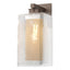 Hubbardton Forge 2021 Coastal Bronze Coastal Silver Clear Glass (ZM) Polaris Outdoor Large Sconce
