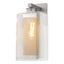 Hubbardton Forge 2021 Coastal Burnished Steel Coastal Silver Clear Glass (ZM) Polaris Outdoor Large Sconce