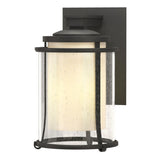 Hubbardton Forge 2010 Coastal Natural Iron Seeded Glass with Opal Diffuser (ZS) Meridian Outdoor Sconce