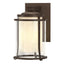 Hubbardton Forge 2010 Coastal Bronze Seeded Glass with Opal Diffuser (ZS) Meridian Outdoor Sconce