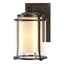 Hubbardton Forge 2010 Coastal Oil Rubbed Bronze Seeded Glass with Opal Diffuser (ZS) Meridian Outdoor Sconce