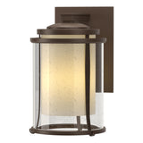 Hubbardton Forge 2010 Coastal Bronze Seeded Glass with Opal Diffuser (ZS) Meridian Large Outdoor Sconce