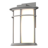 Hubbardton Forge 2013 Coastal Burnished Steel Opal Glass (GG) Province Outdoor Sconce