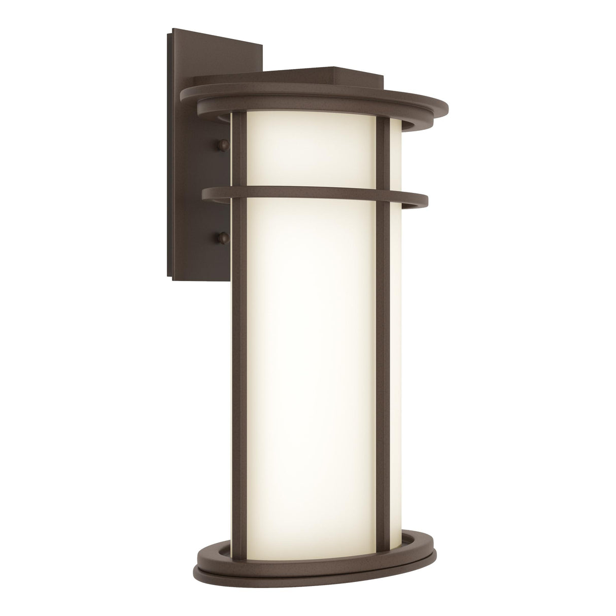Hubbardton Forge 2013 Coastal Bronze Opal Glass (GG) Province Large Outdoor Sconce