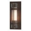 Hubbardton Forge 2020 Coastal Bronze Seeded Glass with Opal Diffuser (ZS) Torch Small Outdoor Sconce