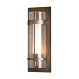Hubbardton Forge 2019 Coastal Bronze Seeded Glass with Opal Diffuser (ZS) Torch Large Outdoor Sconce