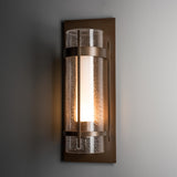 Hubbardton Forge 2019 Coastal Bronze Seeded Glass with Opal Diffuser (ZS) Torch Large Outdoor Sconce