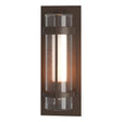 Hubbardton Forge 2020 Coastal Bronze Seeded Glass with Opal Diffuser (ZS) Torch XL Outdoor Sconce