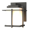 Hubbardton Forge 2005 Coastal Natural Iron Opal Glass (GG) Tourou Small Outdoor Sconce