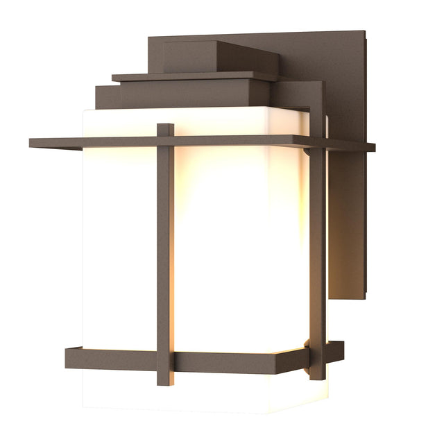 Hubbardton Forge 2005 Coastal Bronze Opal Glass (GG) Tourou Small Outdoor Sconce