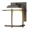 Hubbardton Forge 2005 Coastal Dark Smoke Opal Glass (GG) Tourou Small Outdoor Sconce