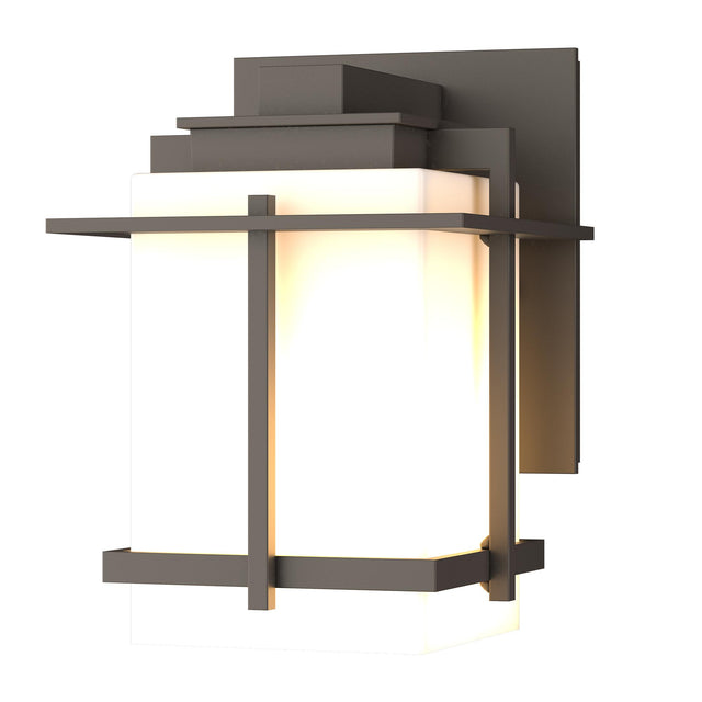 Hubbardton Forge 2005 Coastal Dark Smoke Opal Glass (GG) Tourou Small Outdoor Sconce