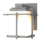 Hubbardton Forge 2005 Coastal Burnished Steel Opal Glass (GG) Tourou Small Outdoor Sconce