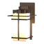 Hubbardton Forge 2005 Coastal Bronze Opal Glass (GG) Tourou Outdoor Sconce