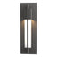 Hubbardton Forge 2012 Coastal Natural Iron Clear Glass (ZM) Axis Small Outdoor Sconce