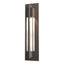 Hubbardton Forge 2012 Coastal Dark Smoke Clear Glass (ZM) Axis Outdoor Sconce