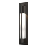 Hubbardton Forge 2012 Coastal Oil Rubbed Bronze Clear Glass (ZM) Axis Large Outdoor Sconce