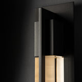Hubbardton Forge 2012 Coastal Oil Rubbed Bronze Clear Glass (ZM) Axis Large Outdoor Sconce