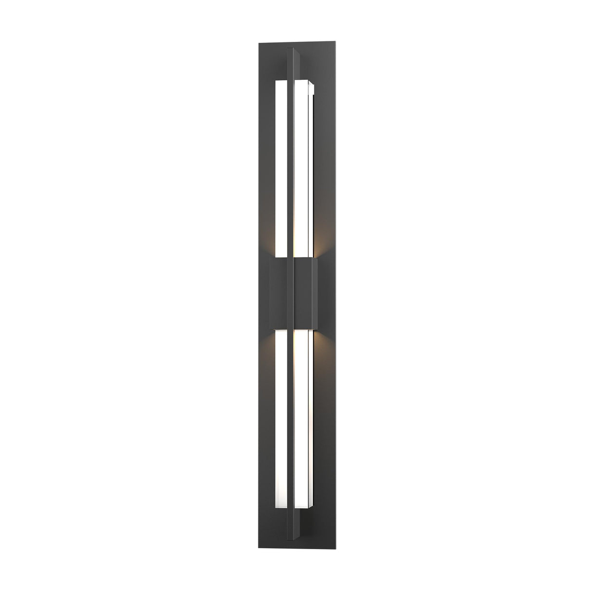 Hubbardton Forge 2014 Coastal Black Clear Glass (ZM) Double Axis LED Outdoor Sconce